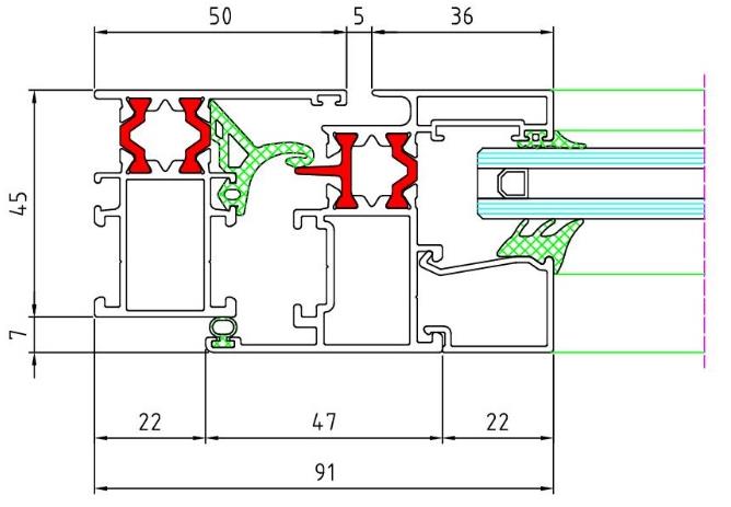 Perfil y construcción AE0942 — Inalsa